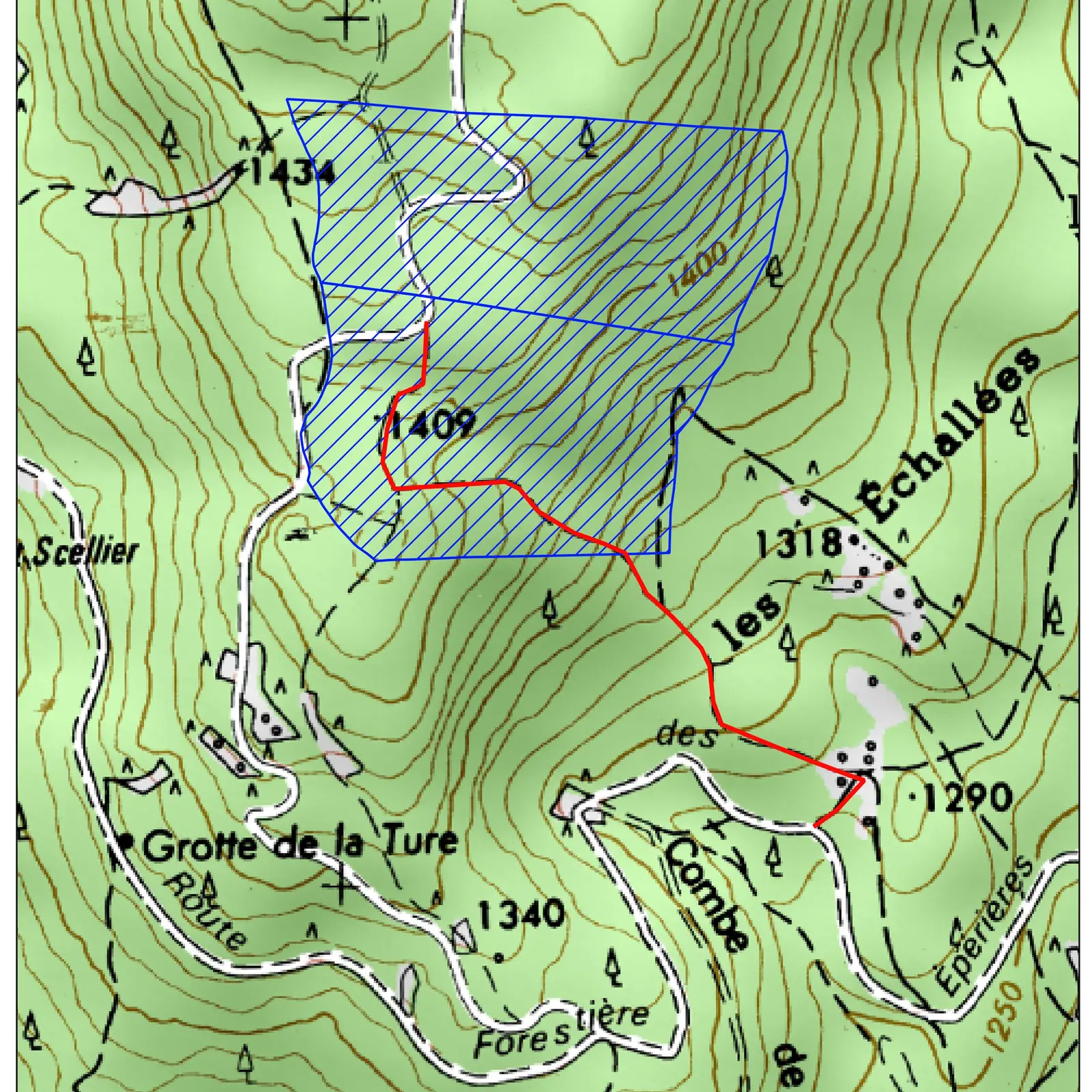 Exploitation forestière Autrans - La Ture